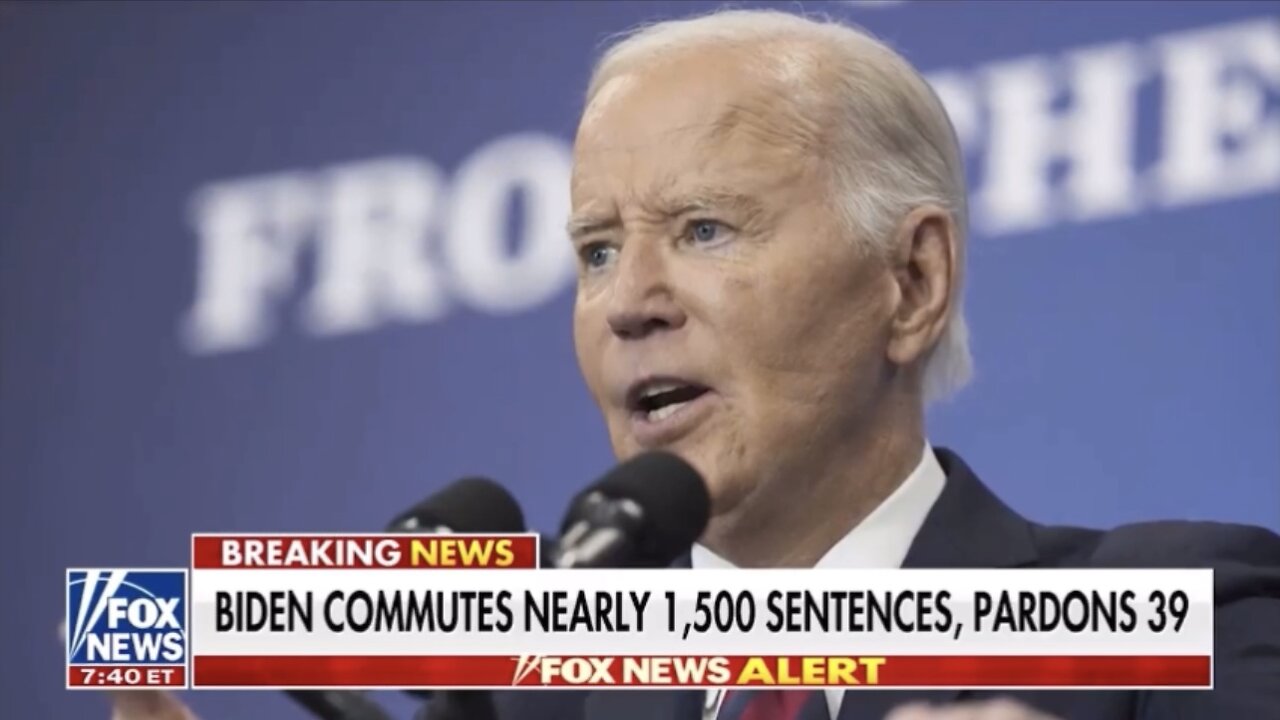 Biden commutes nearly 1,500 sentences, pardons 39 (December 12, 2024)