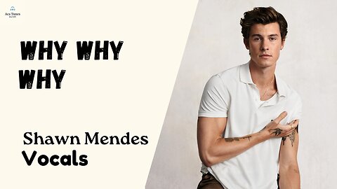 VOCAL MUSIC Shawn Mendes - Why Why Why Vocals