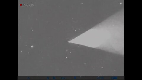 objects manuvering with a signal back ..very cloudy