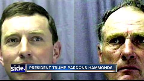 President Trump pardons Hammonds