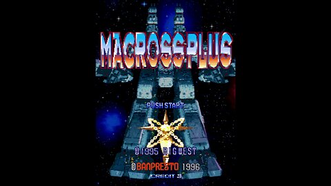 Macross Plus Arcade Game, Banpresto 1996, playthrough