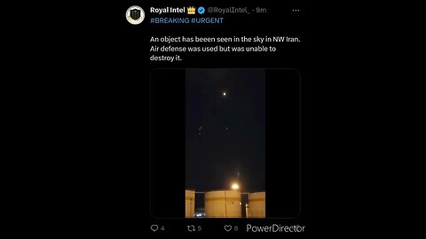 Another video shows air defense SHOT at a UFO Hassan Rud, N OF Tehran #somepeopleabouttocroaknews