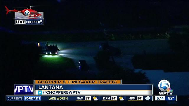 Chopper 5: Rollover crash in Lantana