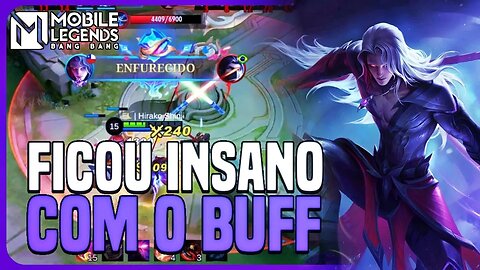 O BUFF NELE VEIO E ELE TA INSANO!!! ARLOTT | MLBB