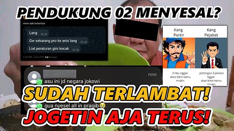 NETIZEN PENDUKUNG 02 MENYESAL? JOGETIN AJA SOLUSINYA!