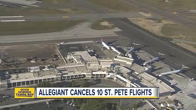Aircraft supply delays cause Allegiant Air to cancel flights out of Clearwater