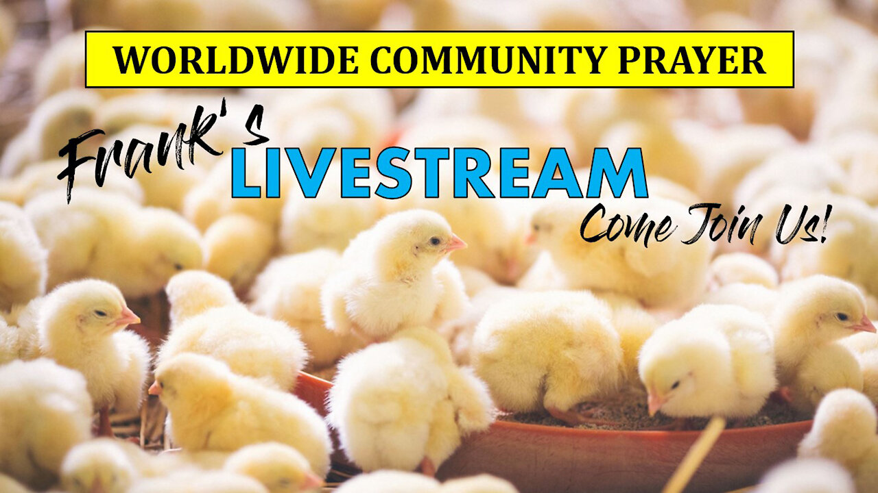 LIVESTREAM - Worldwide Community Prayer on December 18th, 2021