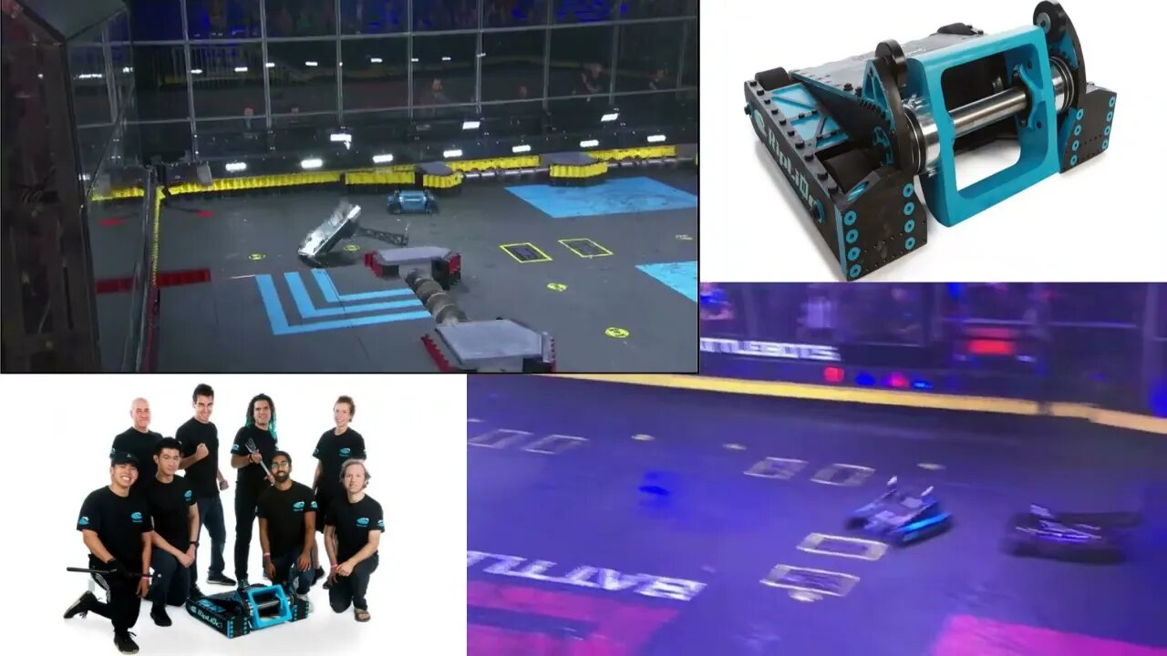 BattleBot Riptide v BattleBots Shatter side by side (Media used in Whyachi Livestream)