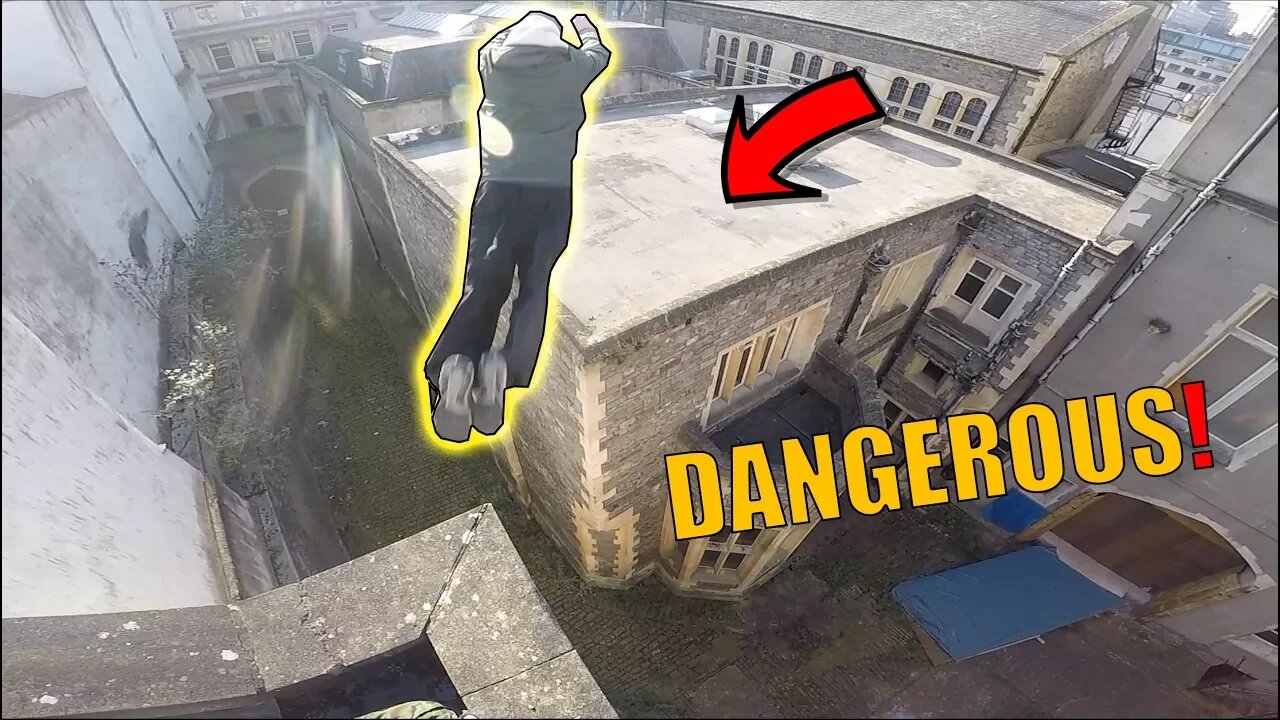 HE F**KED UP.. Rooftop vs Parkour!