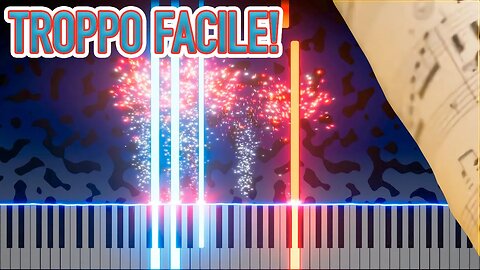 Inno USA🇺🇸 al Piano ma è TROPPO FACILE! PIANO TUTORIAL + SPARTITO GRATIS - The Star Spangled Banner