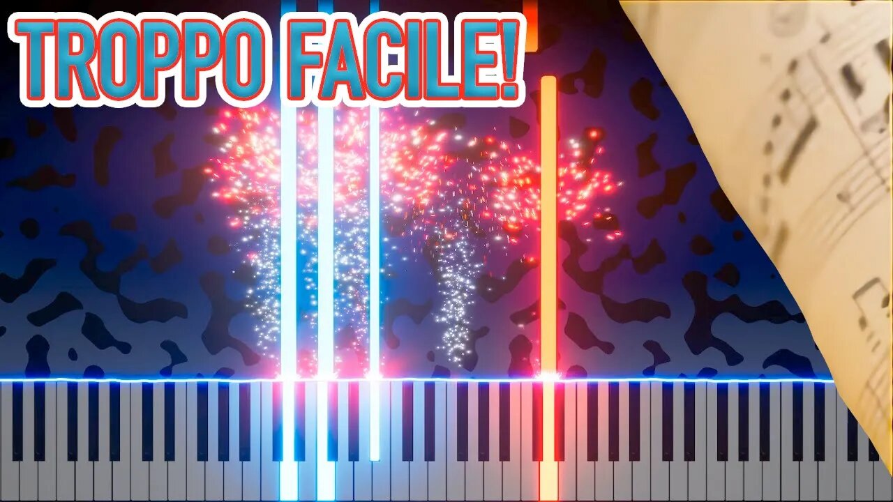 Inno USA🇺🇸 al Piano ma è TROPPO FACILE! PIANO TUTORIAL + SPARTITO GRATIS - The Star Spangled Banner