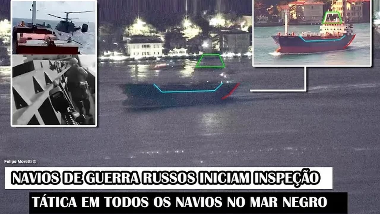 Tensão Crescente! Navios De Guerra Russos Iniciam Inspeção Tática Em Todos Os Navios No Mar Negro