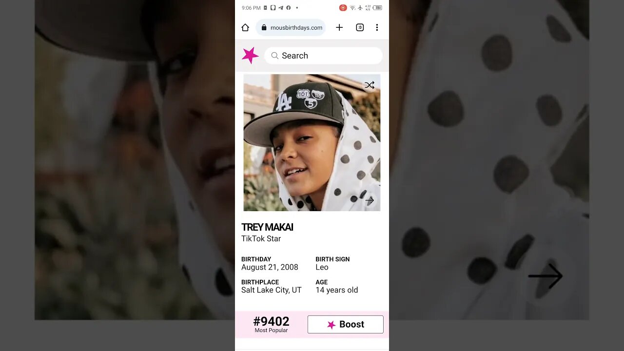 HAPPY 14 BIRTHDAY TREY MAKAI