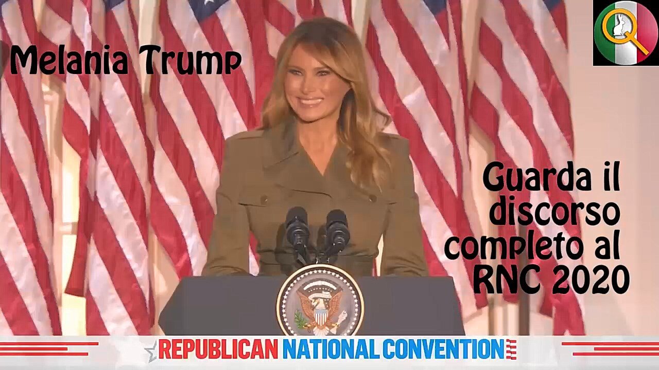 Melania Trump, Discorso Completo Convention 2020, Sub Ita