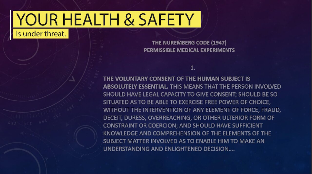 The Nuremberg Code - 1947