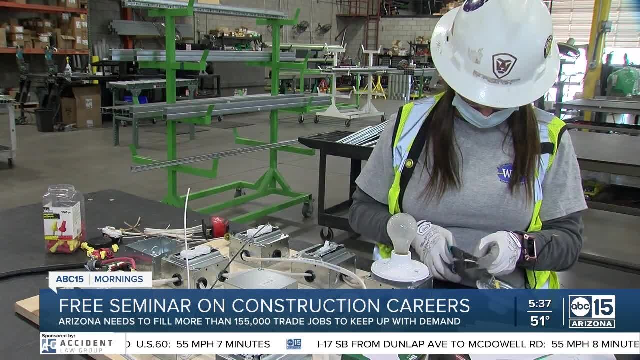 Free seminar on construction careers