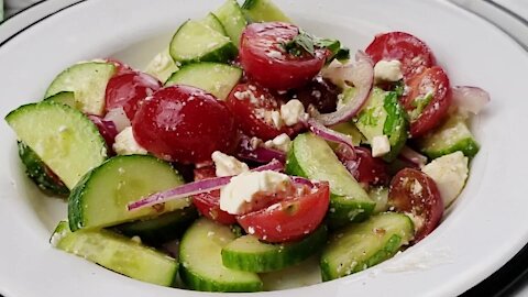 Tasty Video How To Make Mediterranean Cucumber Salad