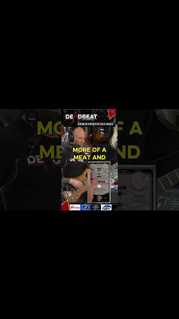 Playing around with the Origin Effects DCX BASS #bass #shorts