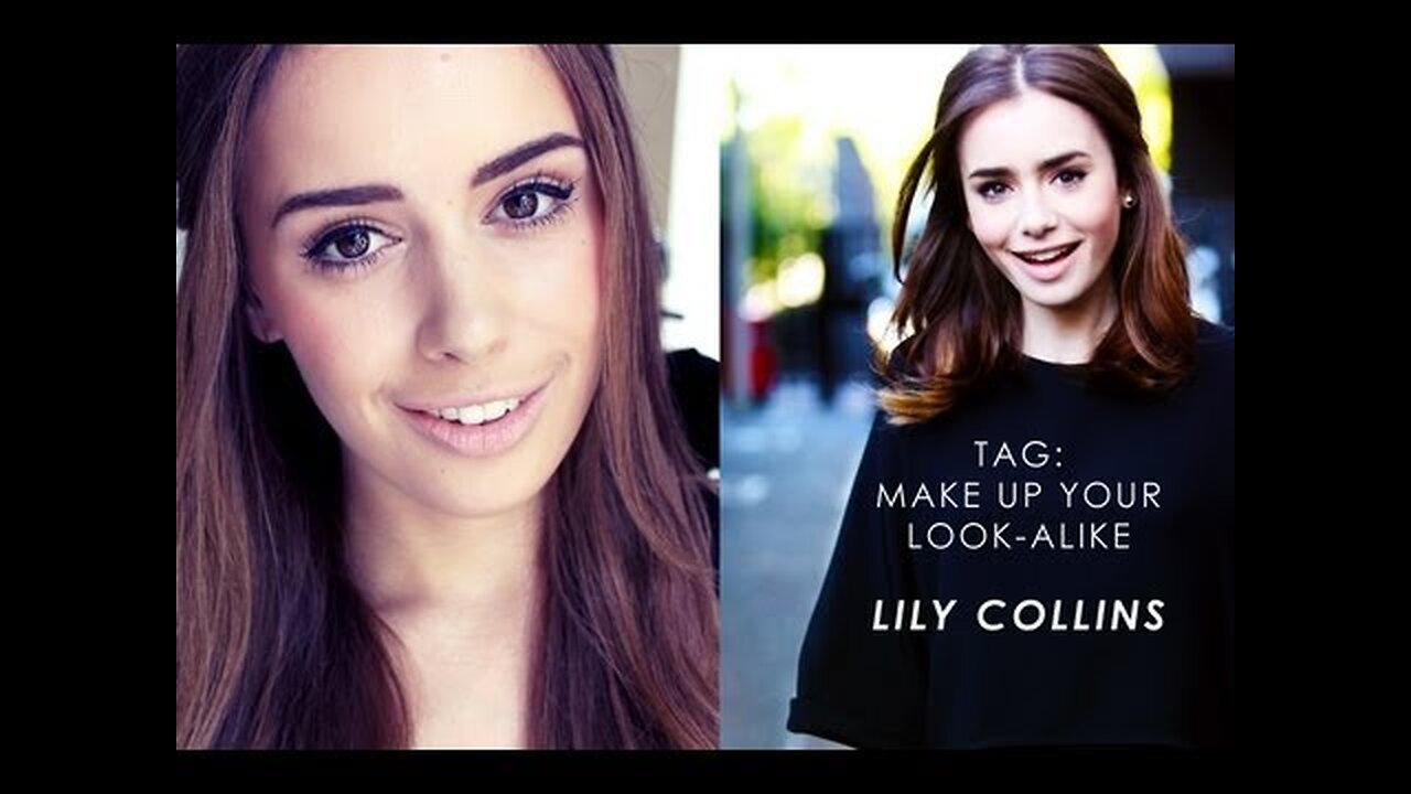 Tag: Makeup Your Look-Alike - Lily Collins | Hello October