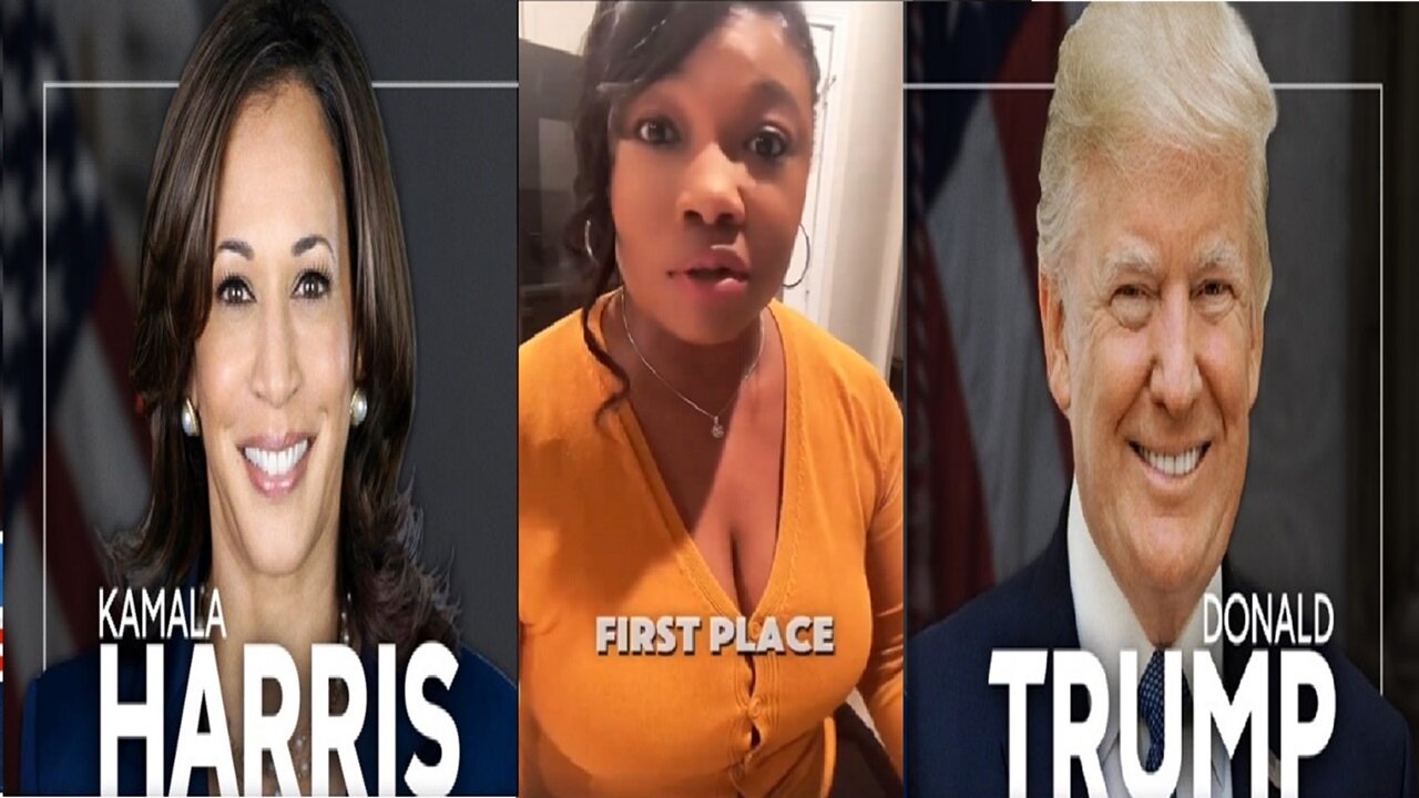 Busty Black Beauty Breaks down Trump Vs Harris Policies In An Easy To Understand Video