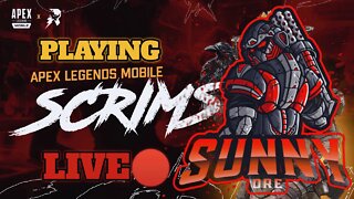 Playing Apex Legends Mobile Scrims : Hosted By "Resilience eSports"