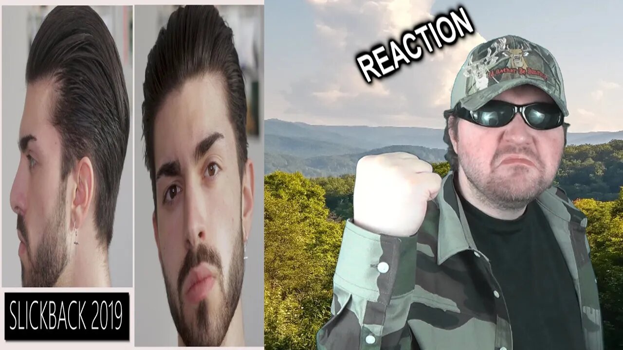 Men's Slickback Tutorial (Luca Santangelo) REACTION!!! (BBT)