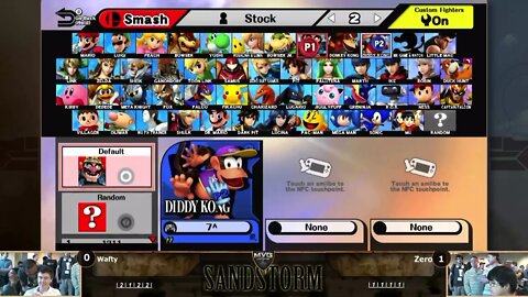 MVG Sandstorm: Singles - Wafty (Mii Fighter) vs. ZeRo (Diddy Kong)
