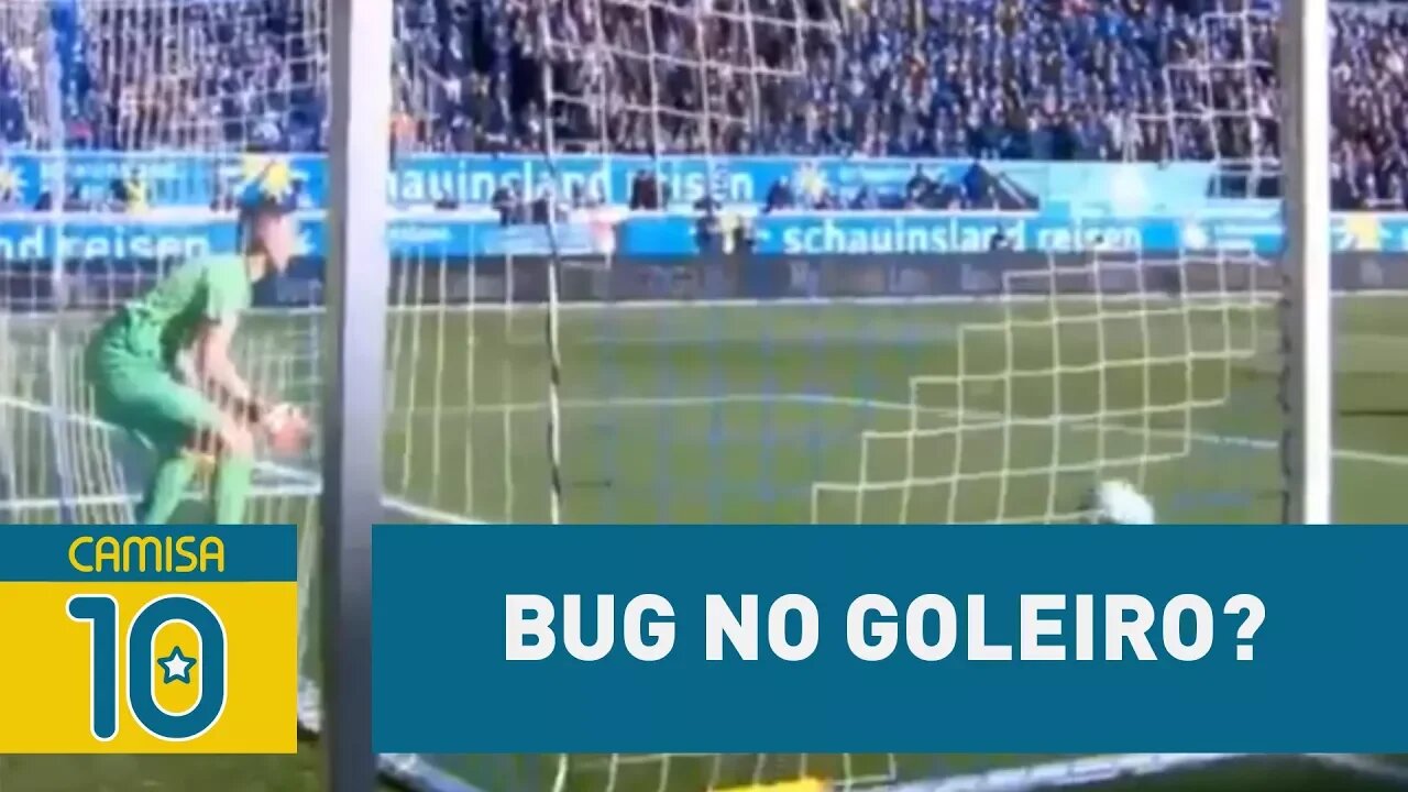 Deu BUG? Goleiro "pira" e leva gol BIZARRO na ALEMANHA!