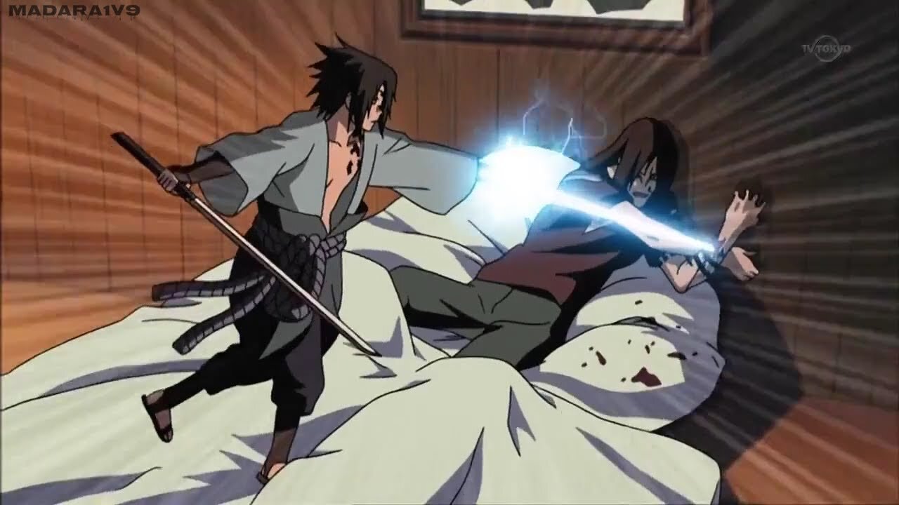 Sasuke vs Orochimaru, English Dubbed