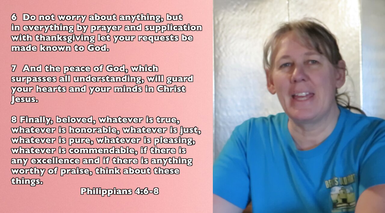 Spinning with Scripture (Phil 4:6-8) #3