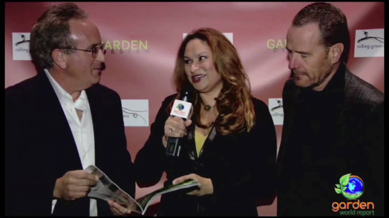 Bryan Cranston at Garden Design Magazine Party