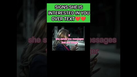 signs a girl is interested in you over text #shortsvideo #shortsfeed #shorts #shortsyoutube