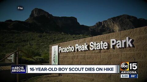 Boy Scout dies on weekend hike at Picacho Peak