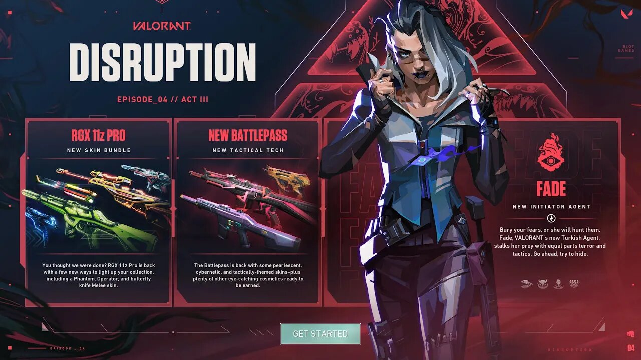 Valorant New Agent Fade and Battle pass Act 4 Episode 3