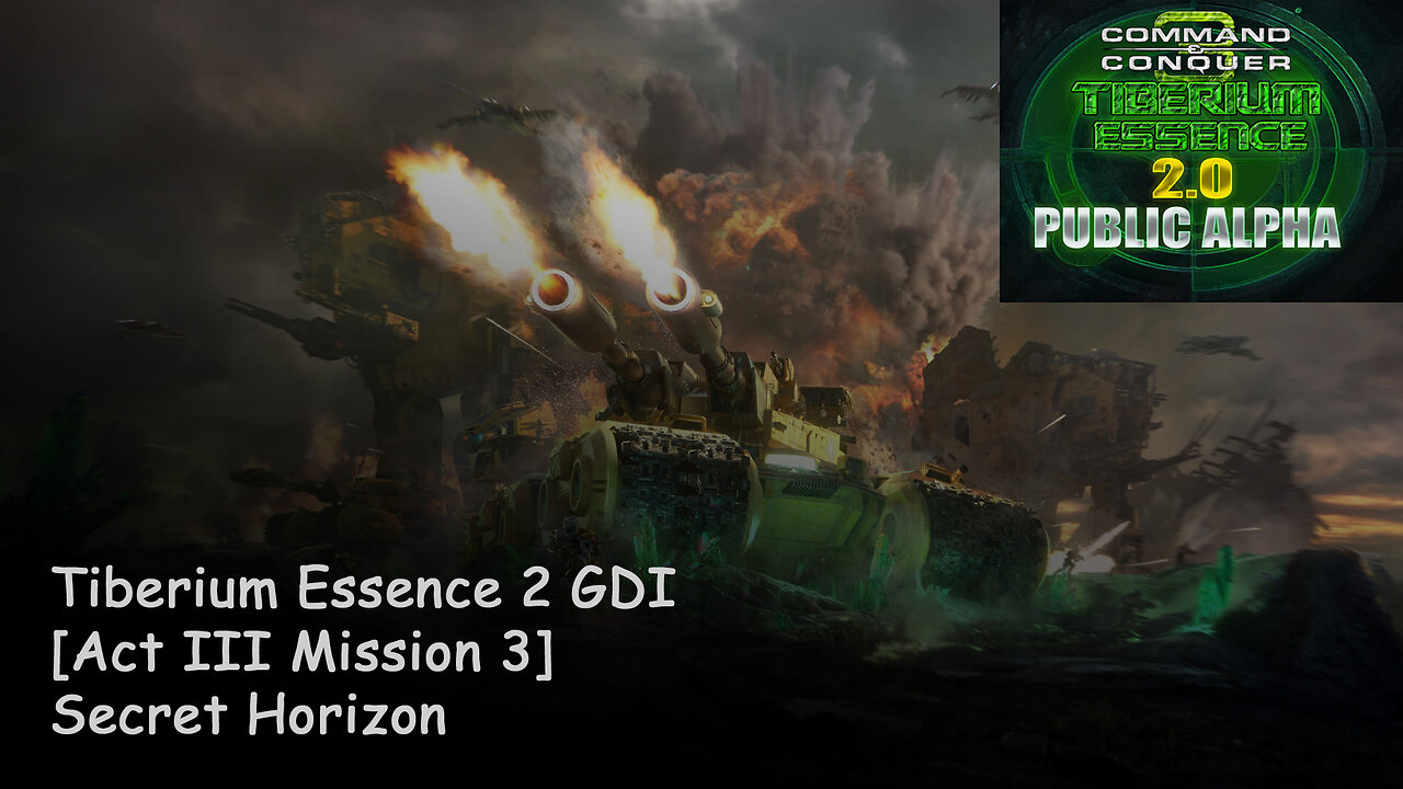 C&C 3 Tiberium Essence 2 | GDI | Act III | 3) Secret Horizon