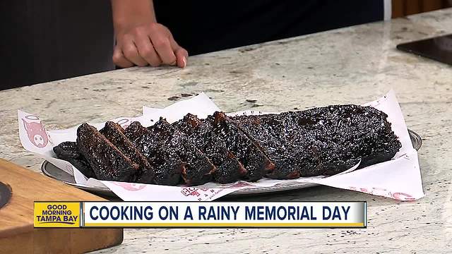 How to prepare ribs on a rainy holiday