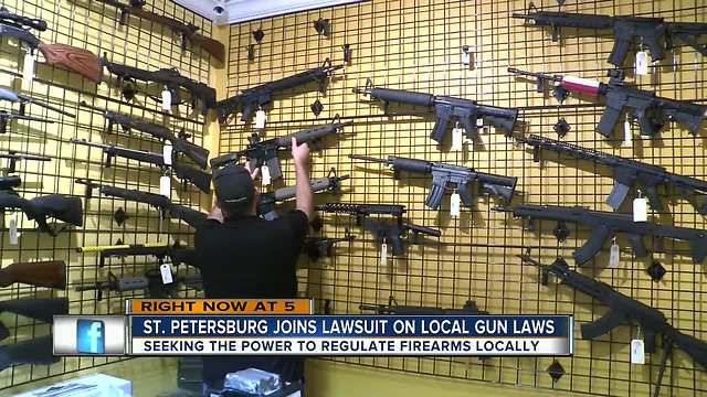 St. Petersburg mayor joins lawsuit against Gov. Scott over gun regulations law