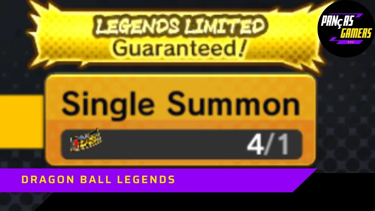 SUMMON'S COM LEGENDS LIMITED GARANTIDO - DRAGON BALL LEGENDS - PANÇAS GAMERS