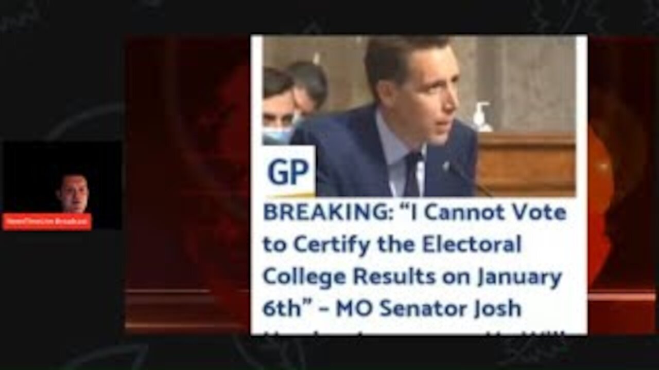 Sen. Josh Hawley to Object to Electoral College Certification #BoycottWalmart