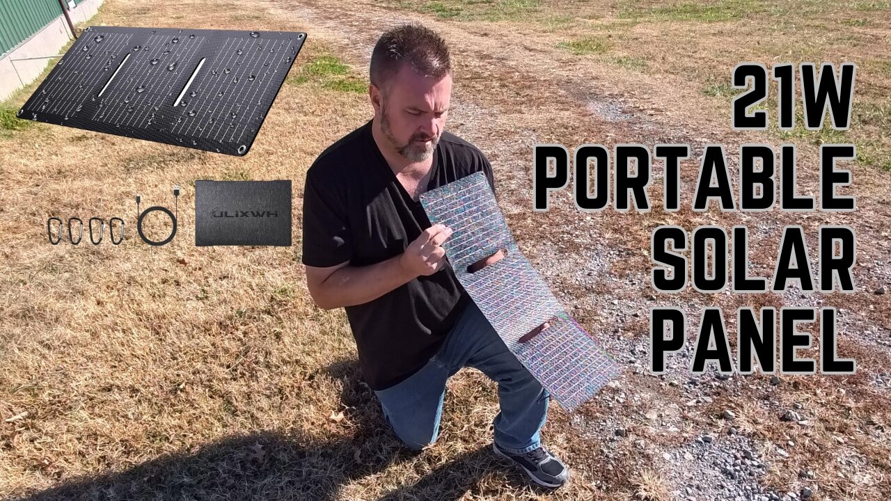 ULiXWH 21W Portable Solar Panel Review | Waterproof Charger