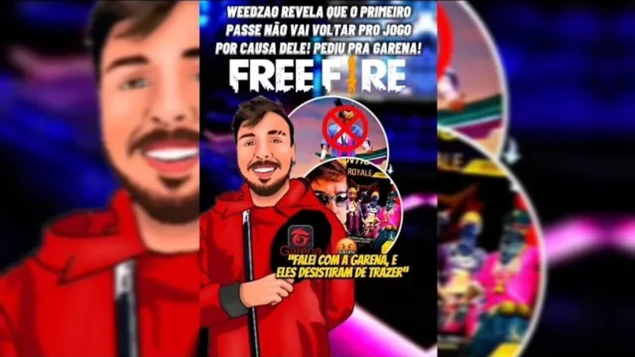 WEEDZAO REVELA QUE O PRIMEIRO PASSE NÃO VAI VOLTAR PRO JOGO POR CAUSA DELE! PEDIU PRA GARENA!