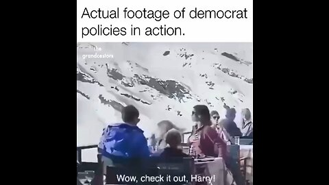 When the Shit hits the fan aka idiots watching a landslide.