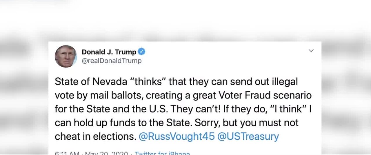 President Trump threatens to withhold funds from Nevada