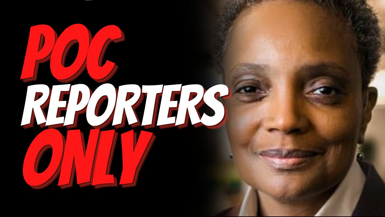 POCs ONLY - Chicago Mayor Lori Lightfoot is Giving Interviews Only To Reporters People of Color!