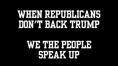 Don’t forget, we the people hold the power. We did it before and we will do it again!