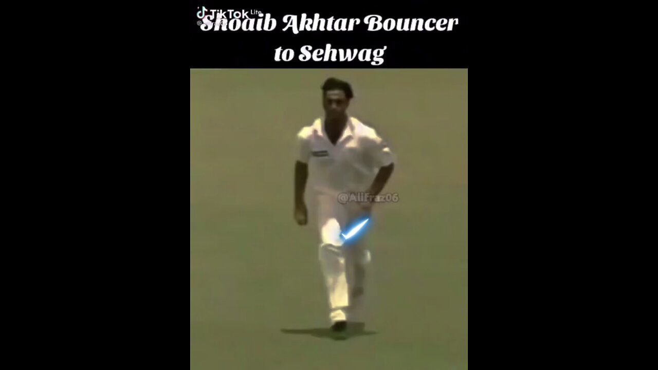 Shoaib Akhtar Bouncer. Sports , Cricket