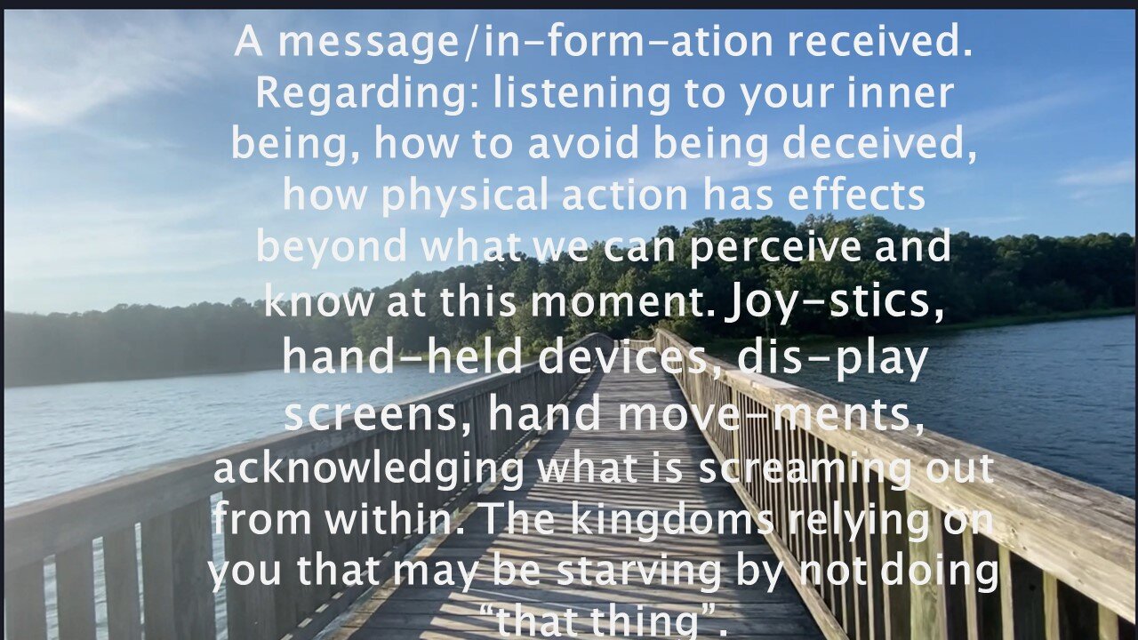 Your physical actions/movements are highly significant, choose wisely because you are affecting