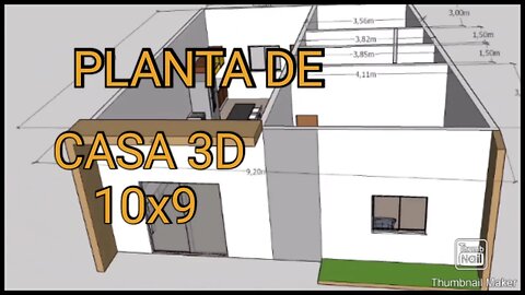 PLANTA BAIXA /em 3d 10x9