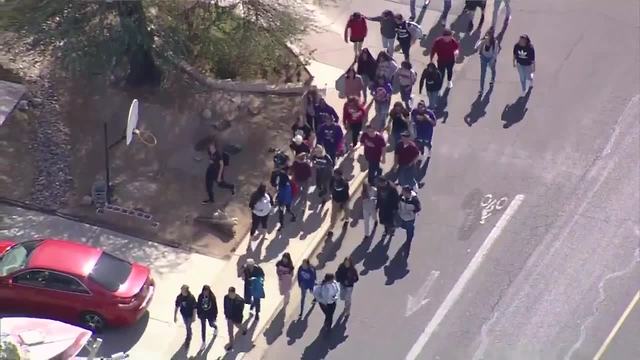 Student walk outs planned for Wednesday, one month after Parkland shooting which killed 17 people