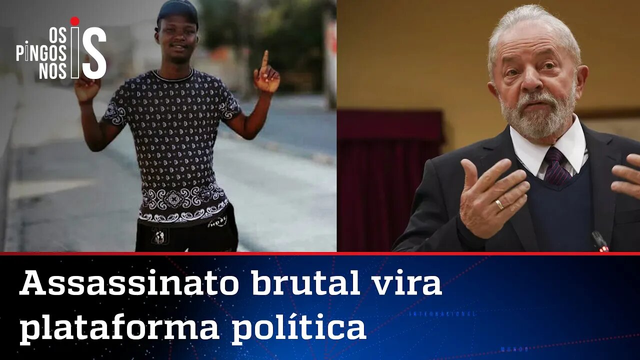 Lula e sindicatos politizam morte jovem africano e prometem atos contra a direita